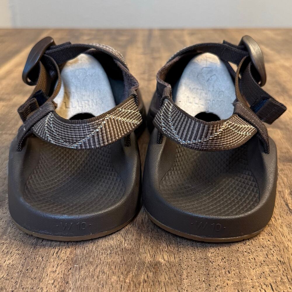 Chaco ToeCoop Hiking Shoes Leather Slip-On Chocolate Brown/Craft Women’s Size 10 - Picture 5 of 13